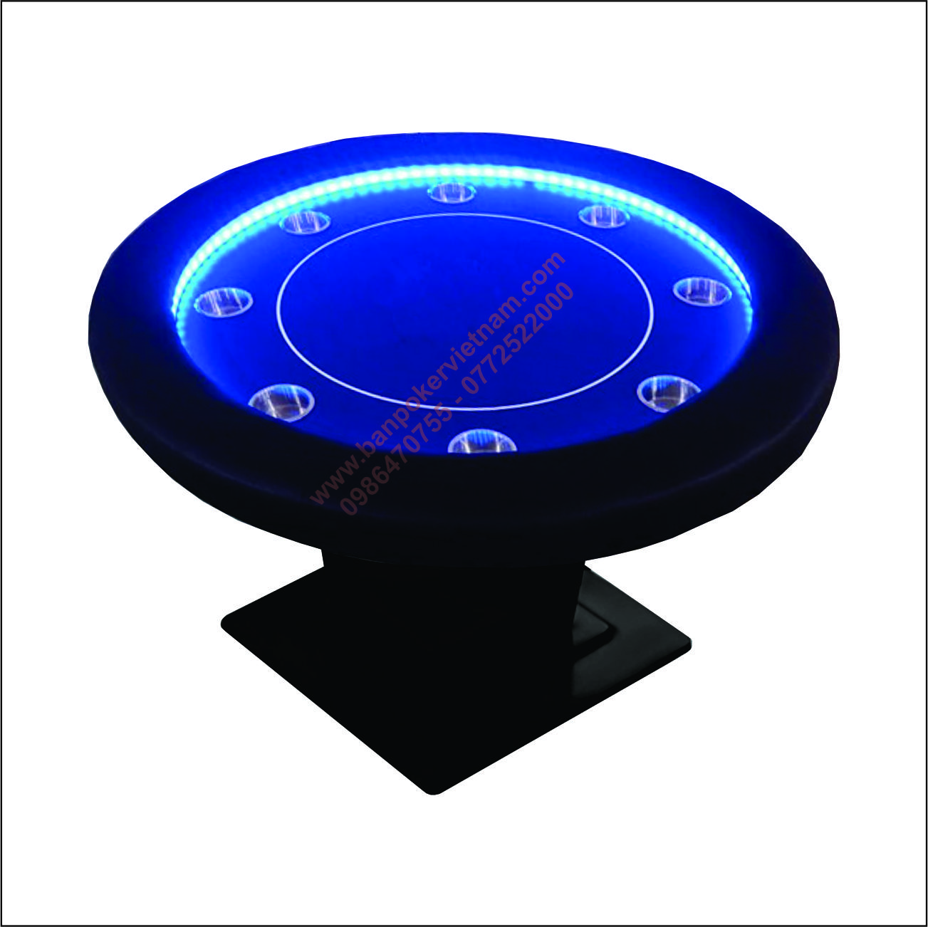 bàn poker tròn cao cấp MN -001