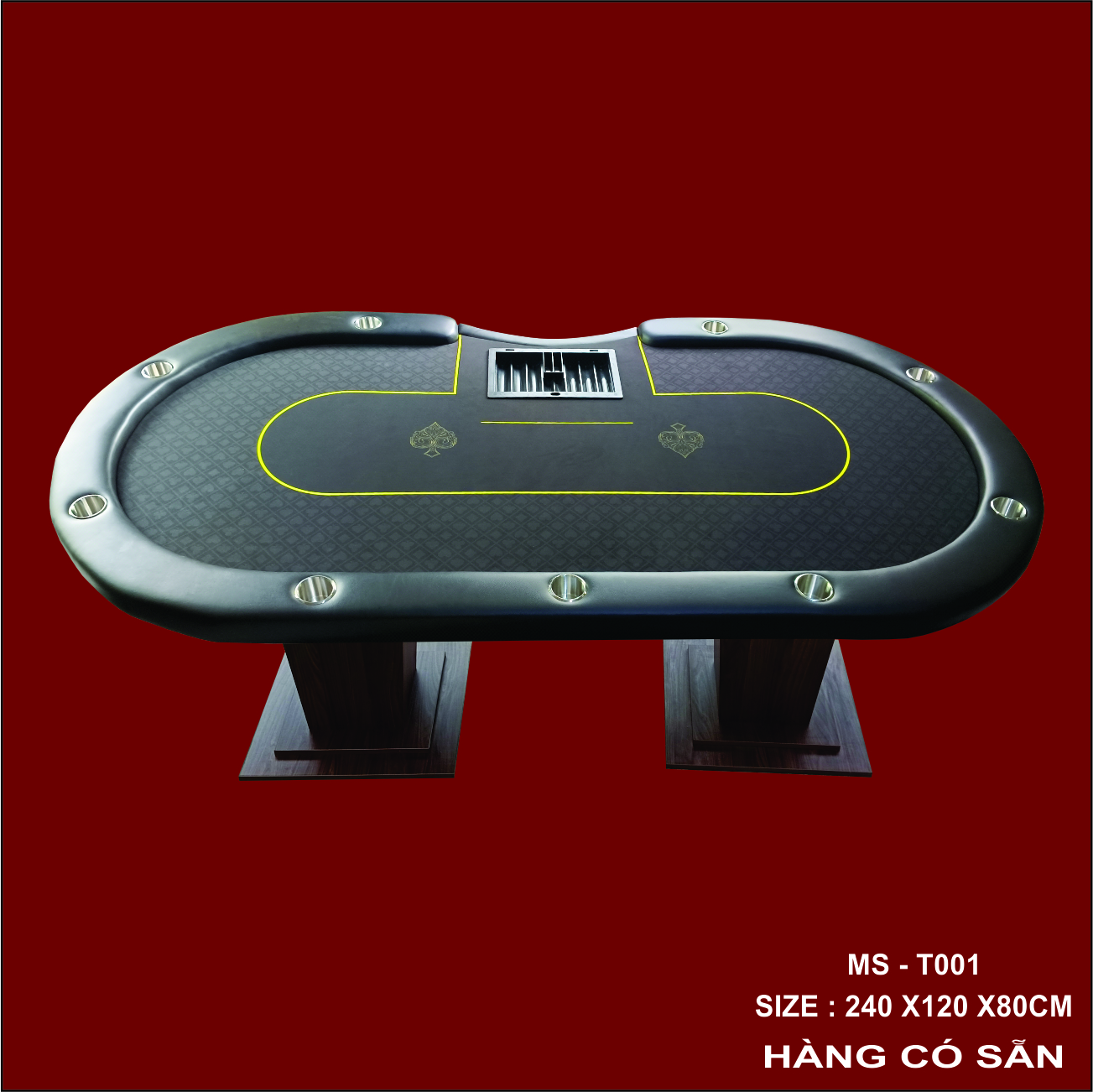 bàn poker T- 001